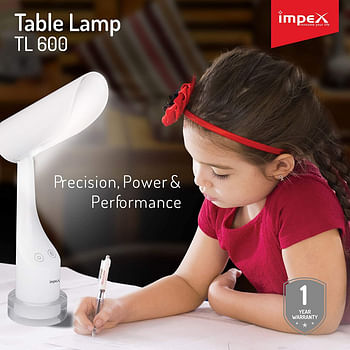 Impex  1500mAh LED Rechargeable Table Lamp with USB Cable iPhone Box