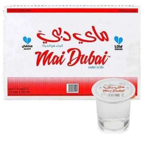 Mai Dubai Drinking Water in Cups 200ml (Pack of 24 Pieces)