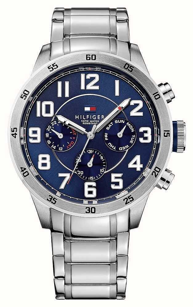 Tommy Hilfiger Mens Quartz Watch, Analog Display and Stainless Steel Strap 1791053