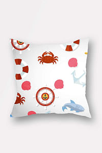 Bonamaison Decorative Throw Pillow Cover, Multi-Colour, 45 x 45 cm, BNMYST2499