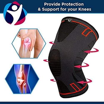 ArthritisHope Knee Compression Sleeves, Knee Braces for Arthritis (1-Pair)