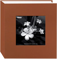 Pioneer Photo Albums 100 Pocket Copper Silk Fabric Frame Cover Photo Album for 4 by 6-Inch Prints