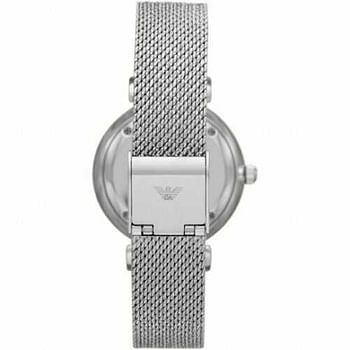 Emporio Armani AR11319 Women's Analogue Quartz Watch - Silver