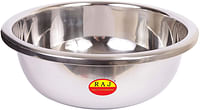 Raj Silver Touch Mixing Bowl - 55 cm, MBS055,Silver