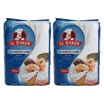 Al Baker All Purpose Flour 2kg (Pack of 2)