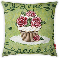 Mon Desire Decorative Throw Pillow Cover, Multi-Colour, 44 x 44 cm, MDSYST1440