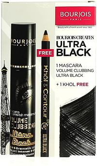 Bourjois Ultra Black Volume Clubbing Mascara & Khol Contour Pencil Duo Set