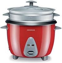 Kenwood Rice Cooker with Steamer, RED, 1.8 litre, RCM44.000RD