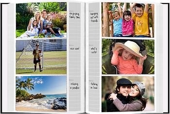 Pioneer BP-200/BK Photo 200-Pocket Post Bound Black Leatherette Photo Album with Gold Accents for 4 by 6-Inch Prints