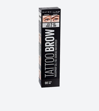 Maybelline New York New York Tattoo Brow Waterproof Mascara 08 - Black