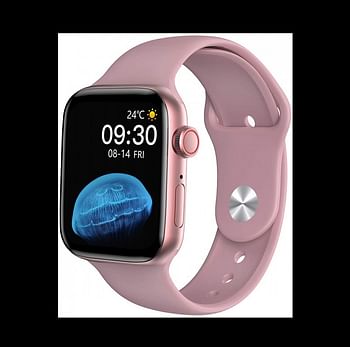 HW22 Plus Max Smartwatch 2022  1.8 Inch Screen  HW Series 7 Bluetooth Calls, Music, Sports Activity for Android & IOS - Rose Gold / Pink