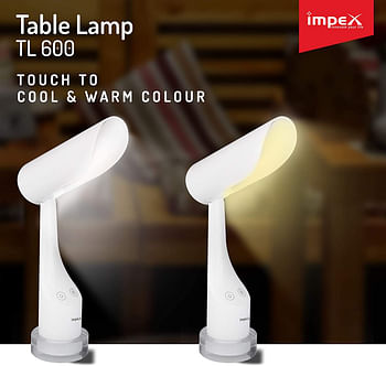 Impex  1500mAh LED Rechargeable Table Lamp with USB Cable iPhone Box