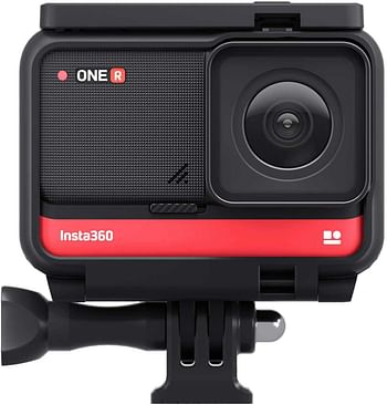 Insta360 ONE R 4K Edition Anti-shake Sports Action Camera 4K Wide Angle Lens Supports FlowState Stabilization 5M Body Waterproof Hyperlapse Voice Control Slow Motion Night Shot HDR Photo Video