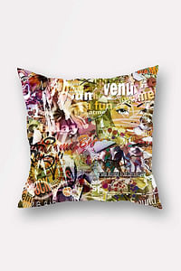 Bonamaison Double Side Printed Decorative Throw Pillow Cover, Multi-Colour, 45 x 45 cm, BNMYST1721