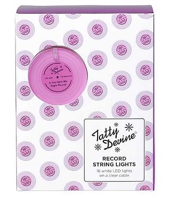 Tatty Devine Records String Lights