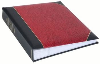 Pioneer Ledger 5" X 7" Bi-Directional Le Memo Album, Red