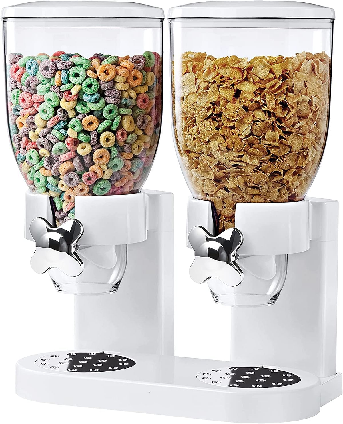 Cyber Dual Cereal Dispensar Silver