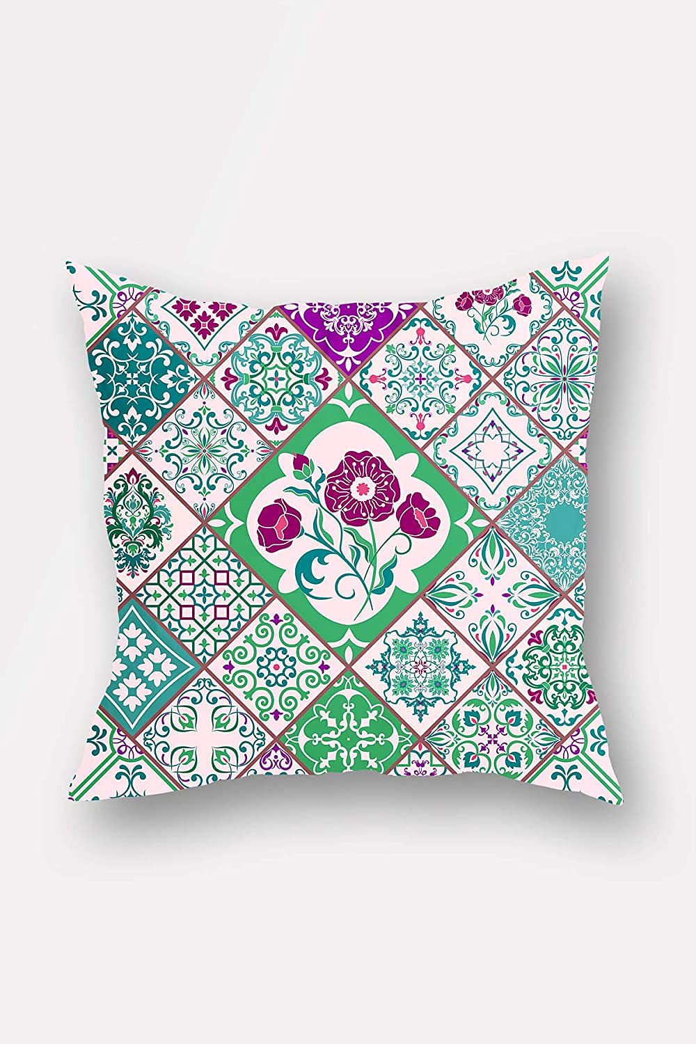 Bonamaison Decorative Throw Pillow Cover, Multi-Colour, 44 x 44 cm, BNMYST2259