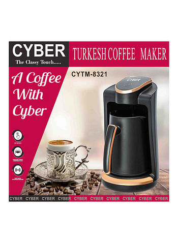 Cyber Coffee Maker 400 W CYTM-8321 Black/Gold