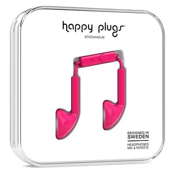 Happy Plugs Earbud - Cerise