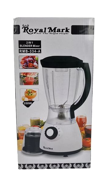 2 In 1 Electric Blender With Grinder 1500 ML 350W RMB-334-A