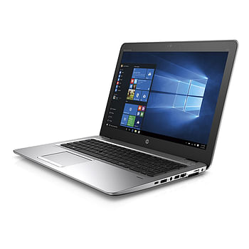 HP EliteBook 850 G3 Laptop with 15.6 inch Display, Intel Core i7 Processor, 6th Gen, 8GB RAM, 256GB SSD, Intel HD Graphics, Windows 10 pro, Silver Color