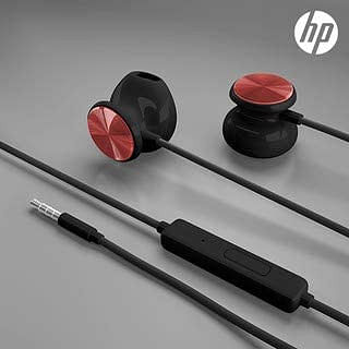HP DHH-1112 In-Ear Headphone with Remote Control and Microphone In-ear Wired Universal Headset Handsfree For Smartphones, PC, PS4, Xbox One, Deep Stereo Bass With mic & Volume Control Earphone