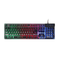 Meetion Colorful Rainbow Backlit Gaming KeyboardK9300