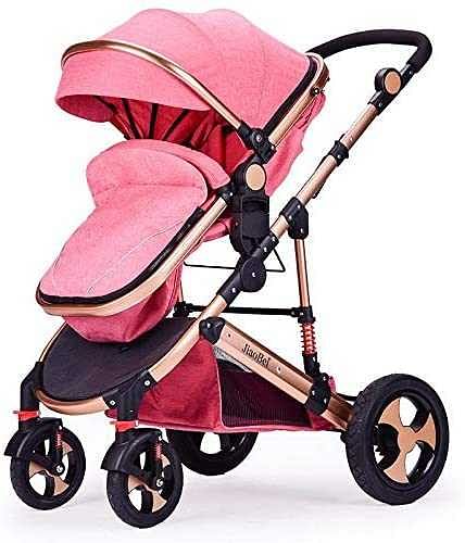 Jiaobei 2in1 Baby Stroller pink