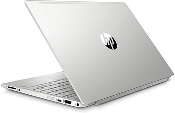 HP Pavilion 13-an0008ne Laptop, Intel Core i3-8145U, 13 Inch, 128GB SSD, 4GB RAM, Intel UHD Graphics, Win 10, Eng-Ara KB, Silver