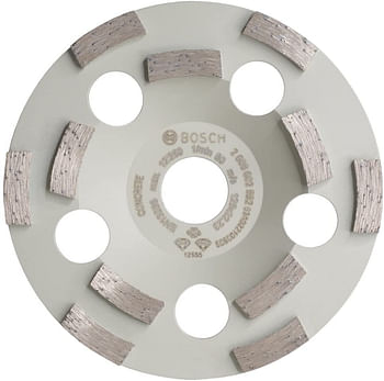 Bosch 2608602552 Diamond Grinding Head Expert for Concrete, 125mm Ø, 22.23mm x 4.5mm, Grey