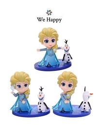 Snow Queen Collectible Toys For Kids 9 cm | 3 Pcs