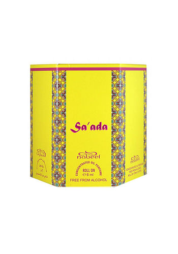 4 Pcs Nabeel Saada Alcohol Free Roll On Oil Perfume 6ML