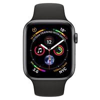 Apple Watch Series 4 GPS Space Gray Aluminum Case With Sport Band 40mm Black