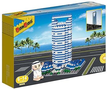 BanBao 370 Pieces Kingdom Tower Block Toy - 6 to 14 Years Multicolor