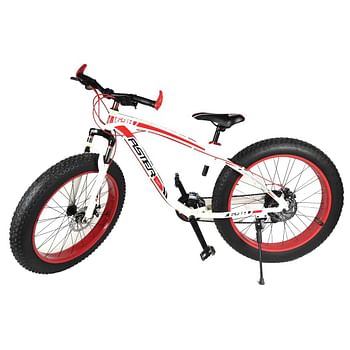 Aster Fat Bike White Red