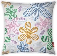 Mon Desire Double Side Printed Decorative Throw Pillow Cover, Multi-Colour, 44 x 44 cm, MDSYST2700