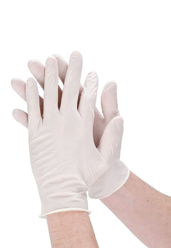 Powder Free Latex Disposable Gloves 100 Pcs