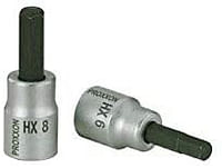 Proxxon 23573 Hexagon 3/8 Inch (HX 11, for Socket Wrench, Chrome Vanadium Steel, Ratchet Spanner Insert)