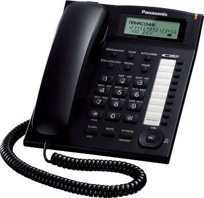 Panasonic KX-TS880 Integrated Corded Telephone, Black