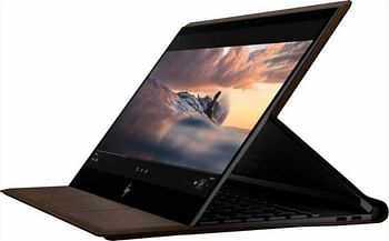 HP - Spectre Folio Leather 2-in-1 13.3" Touch-Screen Laptop - Intel Core i7 - 8GB Memory - 256GB Solid State Drive - Cognac Brown
