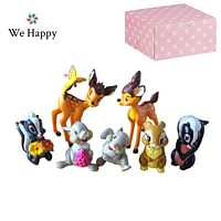 7-Pcs Deer Inspirational Action Figures Collectable Toys | Mystical Cake Topper & Birthday Gift | Home Décor