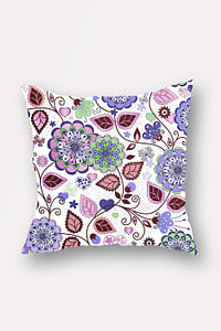 Bonamaison Double Side Printed Decorative Throw Pillow Cover, Multi-Colour, 45 x 45 cm, BNMYST1253