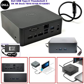Dell Business Thunderbolt 3 (USB-C) Dock - TB16 with 240W Adapter