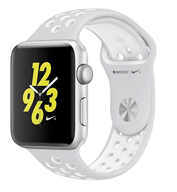 Apple Watch Series 2 38mm+Nike Silver Aluminium Case With Pure Platinum/White Nike Sport Band with screen protector