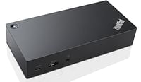 Lenovo Thinkpad USB-C Dock - Type 40A9- With Original Adapter ( Charger ) Type C Cable Not Included