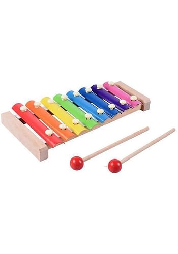 Xylophone Pretend Musical Instrument For Kids with 2 Child-Safe Mallets