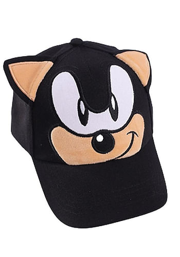 Sonic Inspired Adjustable Baseball Cap Black