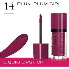 Bourjois, Rouge Edition Velvet. Liquid lipstick. 14 Plum Plum Girl. Volume: