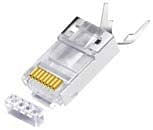 MIndPure Cat7 STP Modular Plug 5U 50pcs/Box